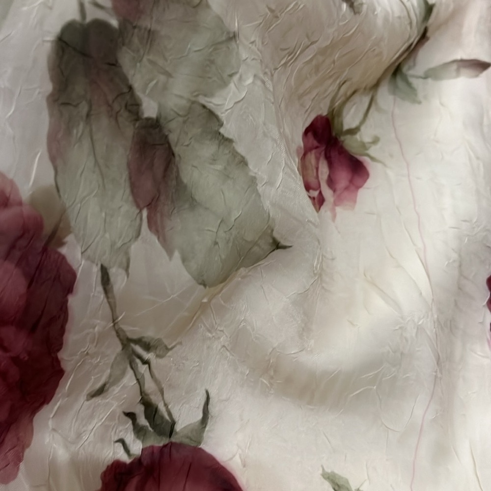 Floral Maxi Dress in Cream and Pink - Picture 11 of 12
